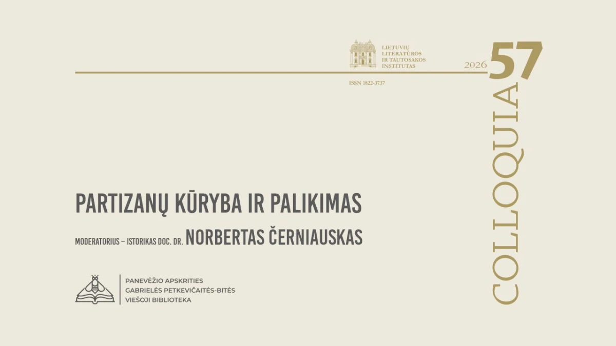 Bibliotekoje – apie Lietuvos partizanų kūrybą ir palikimą