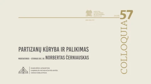 Bibliotekoje – apie Lietuvos partizanų kūrybą ir palikimą