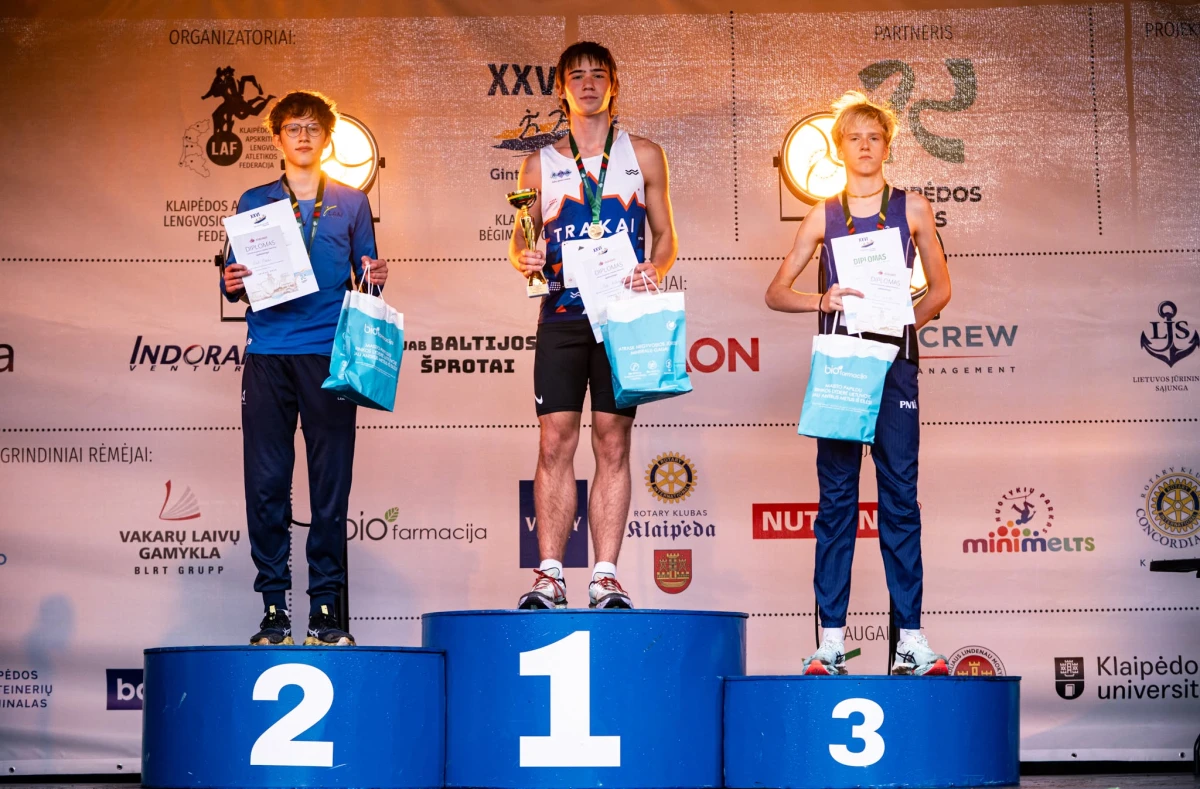 Panevėžio sporto centro bėgikai „Gintarinėje jūrmylėje“ iškovojo bronzą