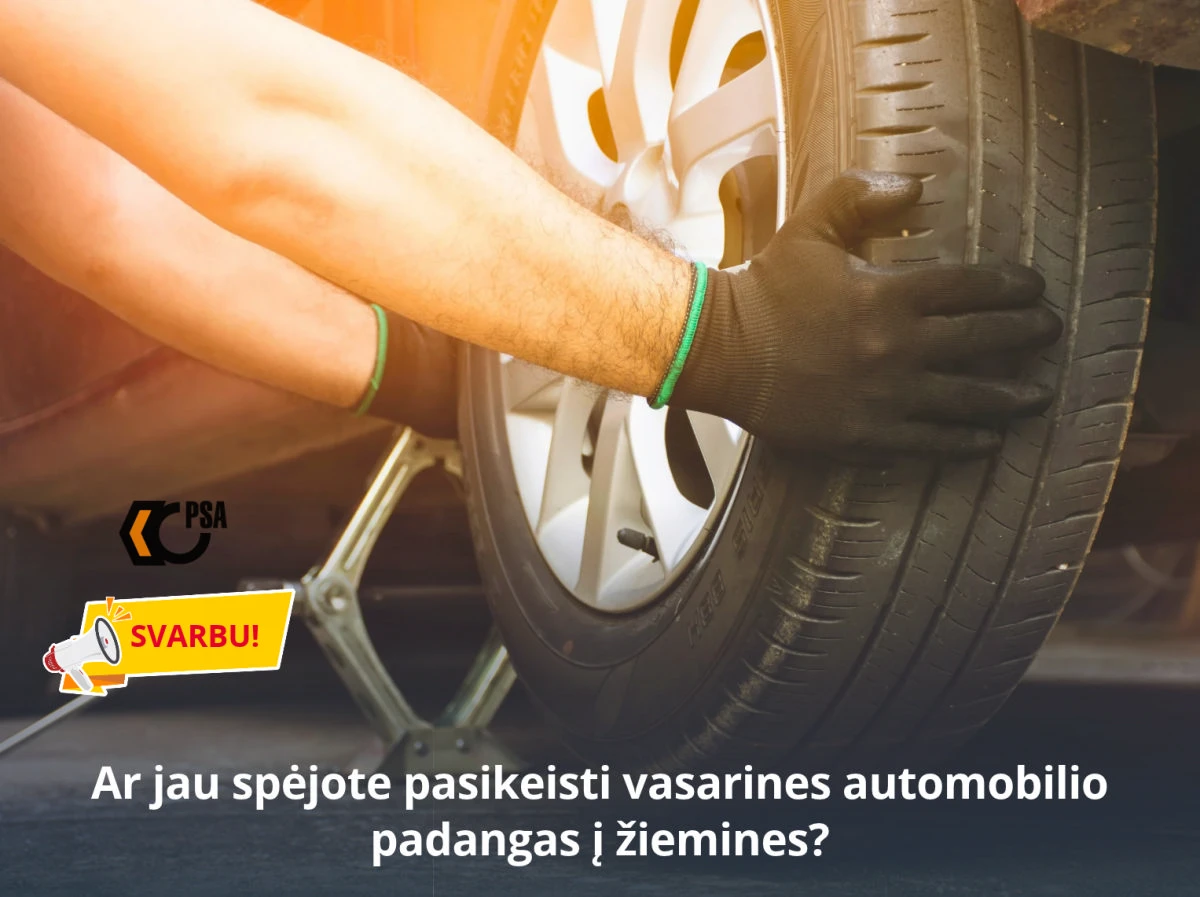 Artėjant žiemai – apie atsakingą padangų tvarkymą