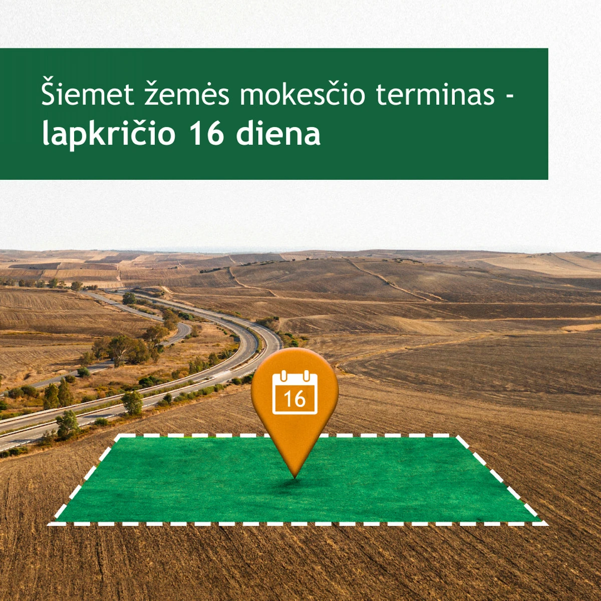Iki lapkričio 16 d. Panevėžio apskrities žemės savininkai turi sumokėti 5,9 mln. eurų