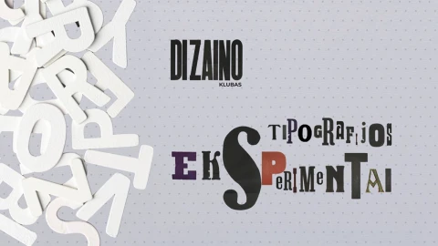 Naujas Dizaino klubas bibliotekoje: tyrinėti, atrasti, kurti