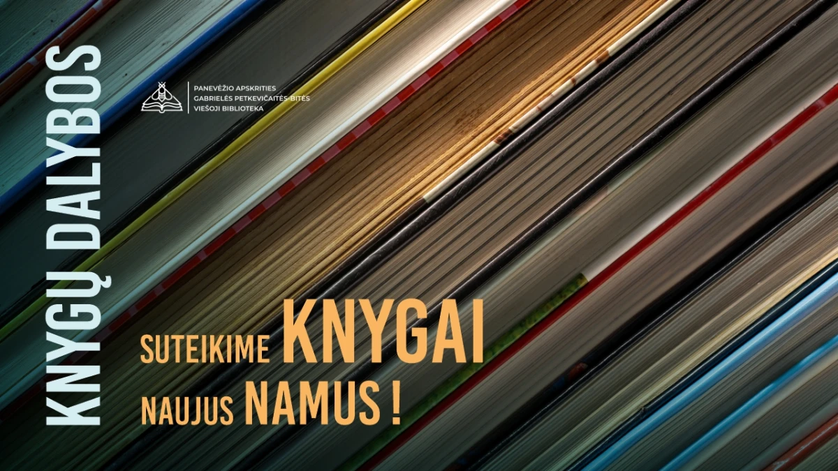 Bitės biblioteka vėl dovanos knygas