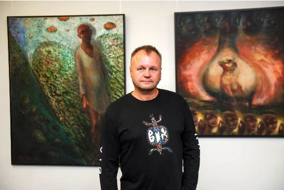 Samas į savo paveikslus sudeda patirtį ir jausmus