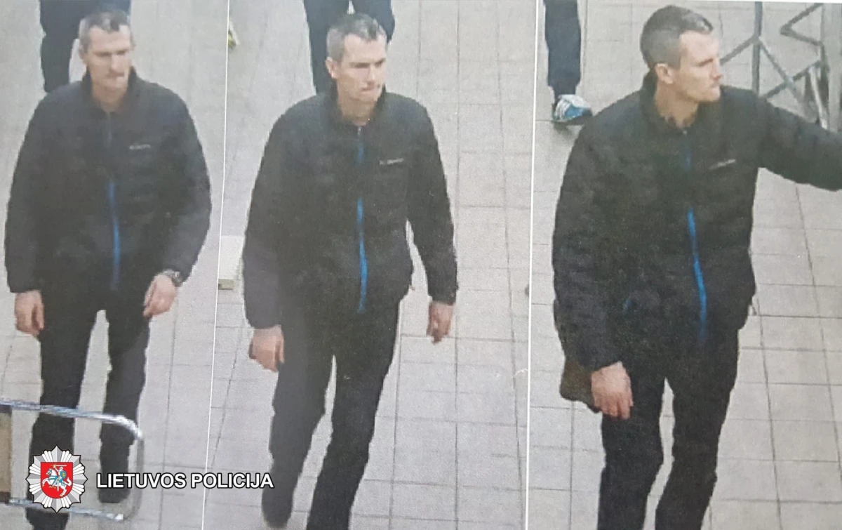 Policija prašo padėti atpažinti įtariamąjį