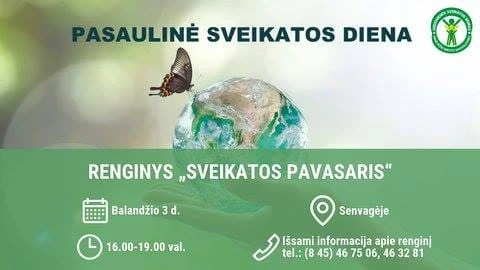 Į renginius kviečia Visuomenės sveikatos biuras