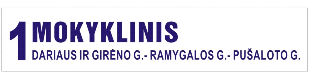 1 mokyklinis