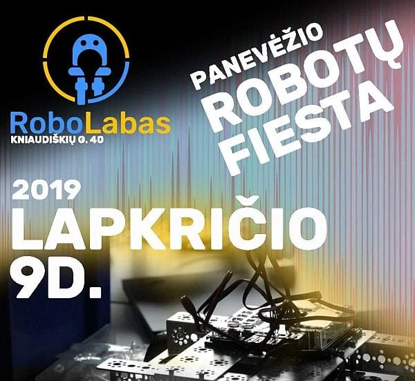 Panevėžio robotų fiestoje – 10 iššūkių jauniesiems robotų kūrėjams