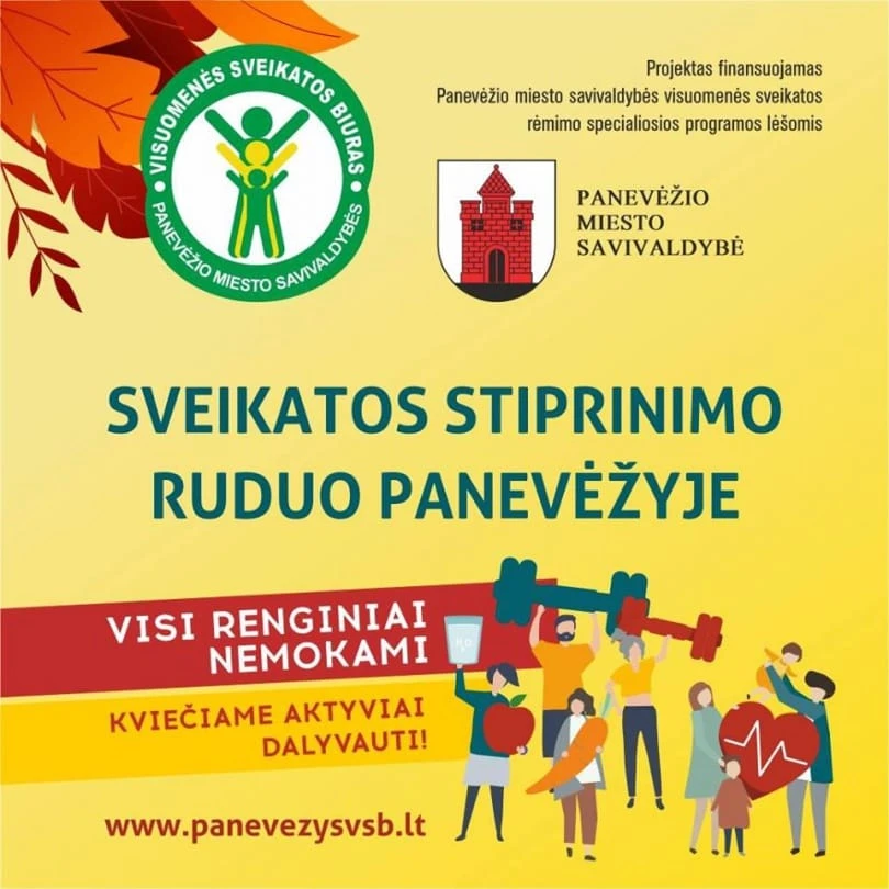 Sveikatos stiprinimo ruduo Panevėžyje