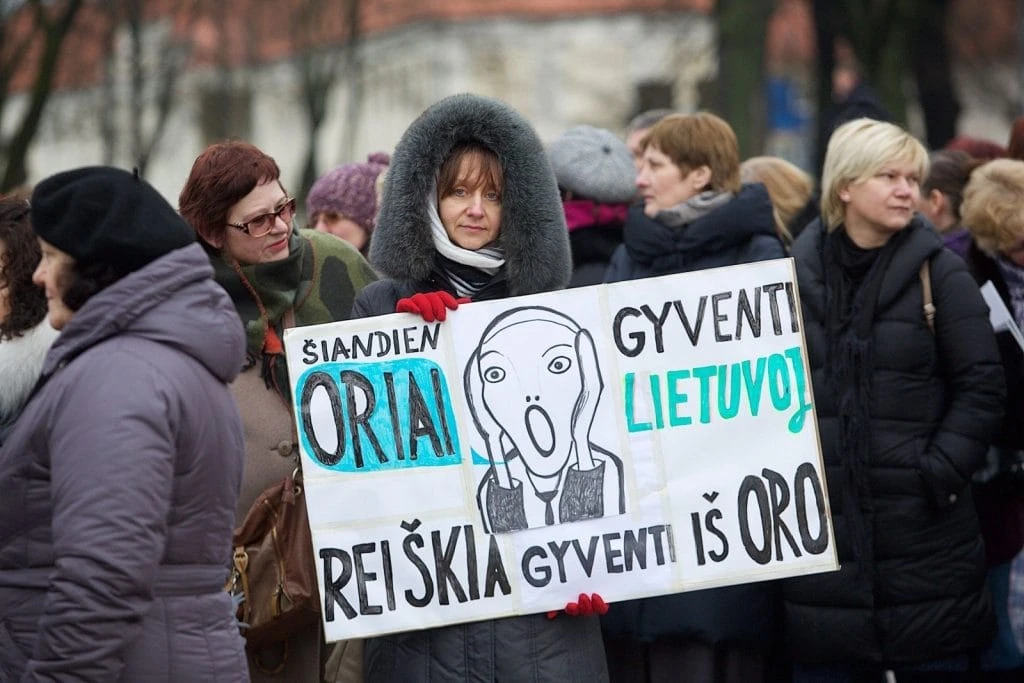 mokytoju streikas