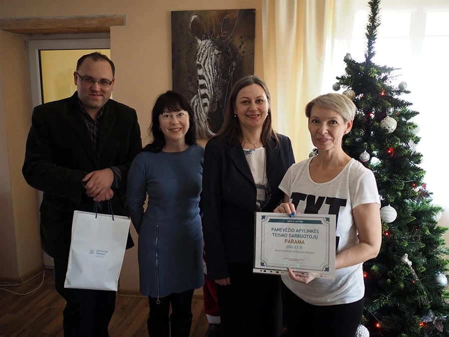 Teismo darbuotojų Kalėdinė parama