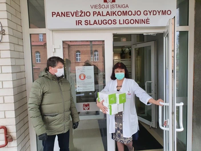 Papildomos apsaugos priemonės Panevėžio medikams