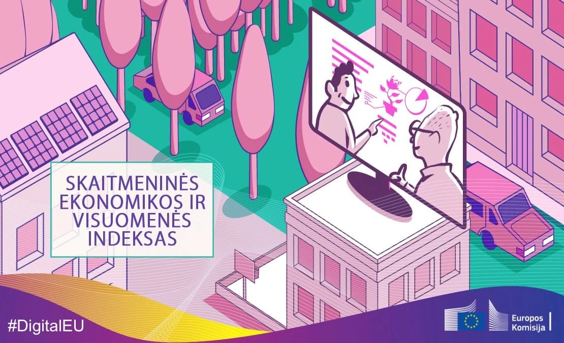Lietuva užima 14-ą vietą ES skaitmeninės ekonomikos ir visuomenės indekse