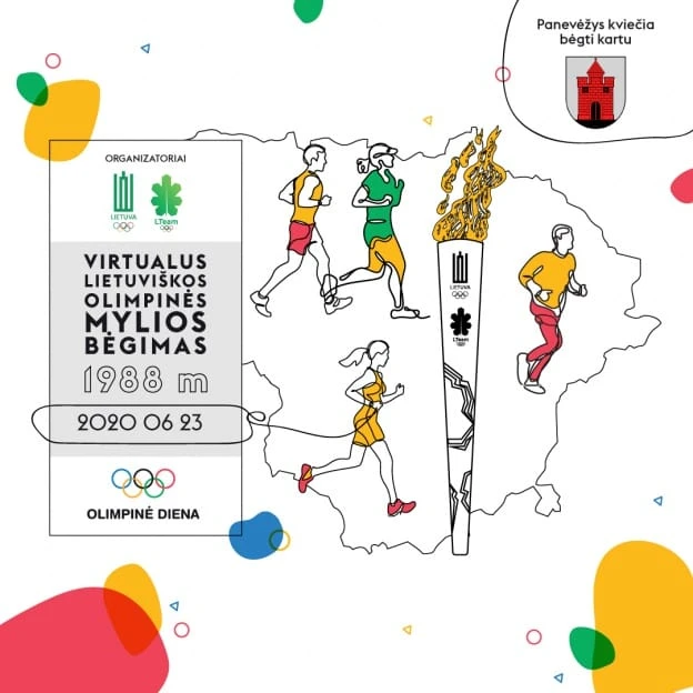 Panevėžiečiai kviečiami dalyvauti virtualiame olimpinės mylios bėgime