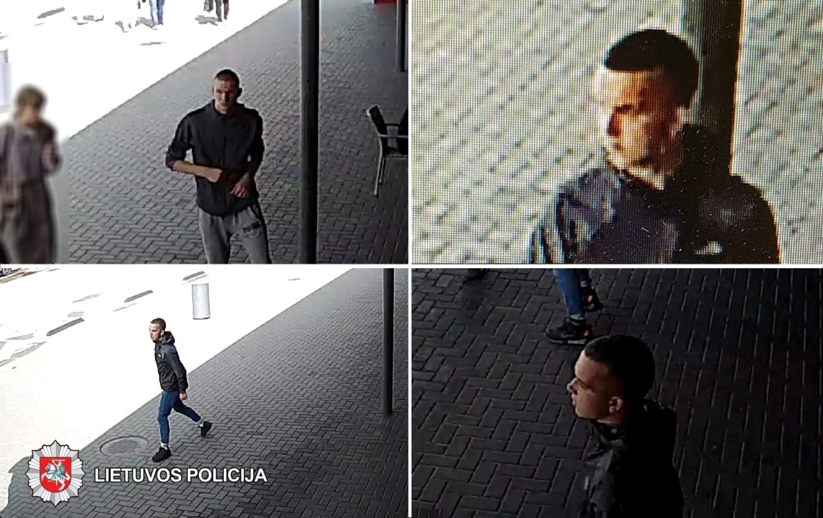 Policija prašo padėti atpažinti asmenis