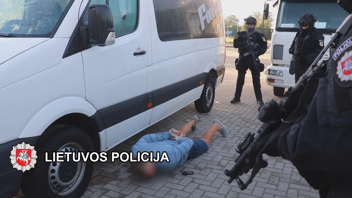 Tarptautinės teisėsaugos pajėgos išaiškino ir sulaikė 18 nusikalstamo susivienijimo narių
