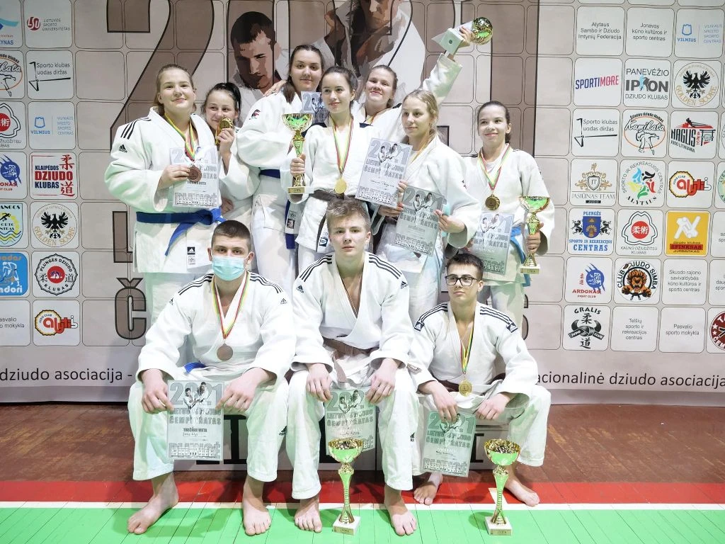 Dziudo sportininkai