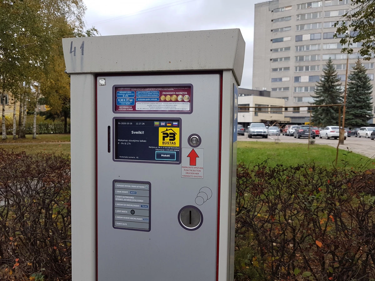 Automobilių parkavimo pokyčiai Panevėžyje