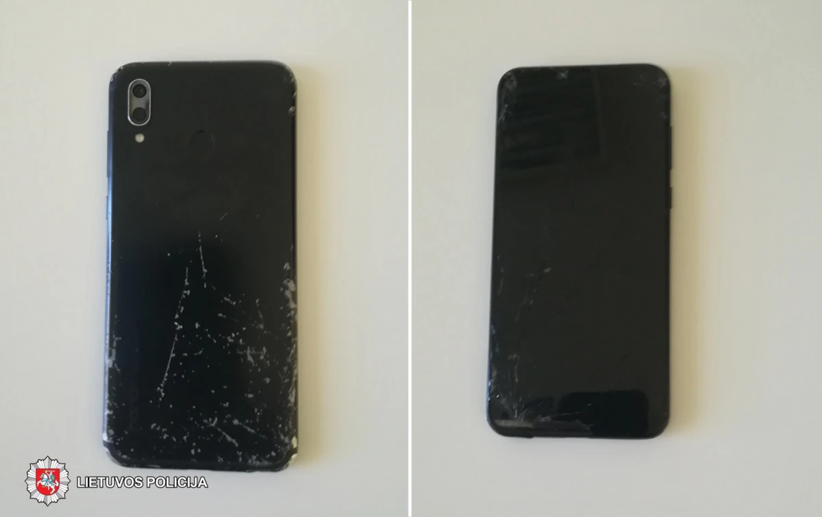 Policija ieško telefono savininko