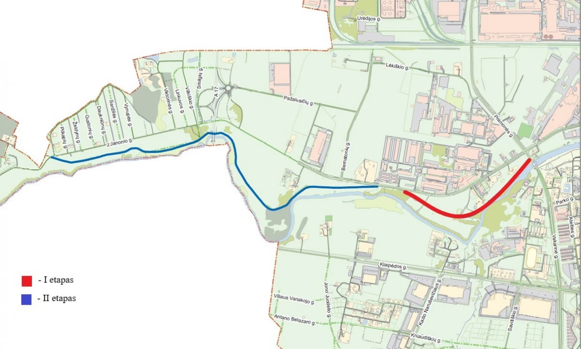 Bus modernizuojamas pėsčiųjų ir dviračių takas link Berčiūnų