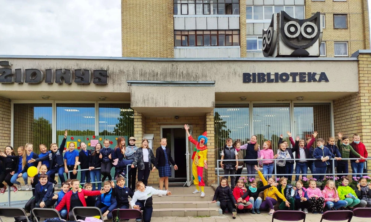 Nuotaikinga šventė vaikams bibliotekoje „Židinys“