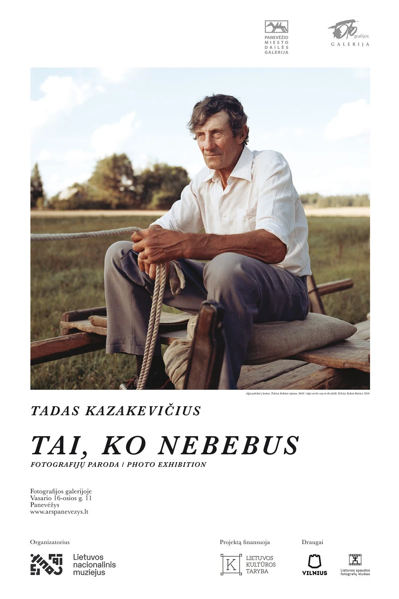 Tado Kazakeviciaus parodos plakatas