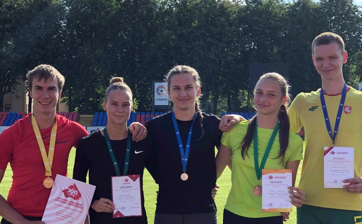 Lietuvos lengvosios atletikos čempionatuose panevėžiečių desantas