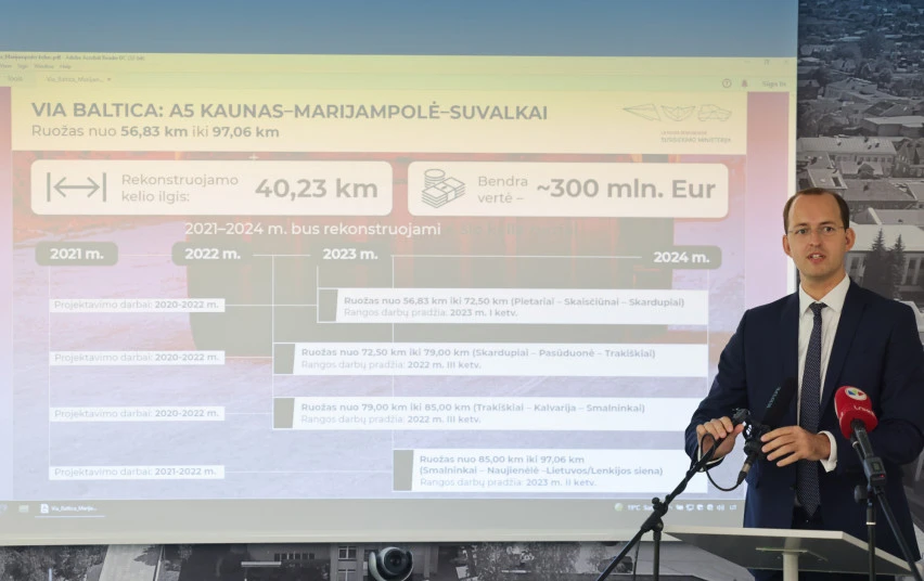 Susisiekimo ministras atkeliauja į Panevėžį