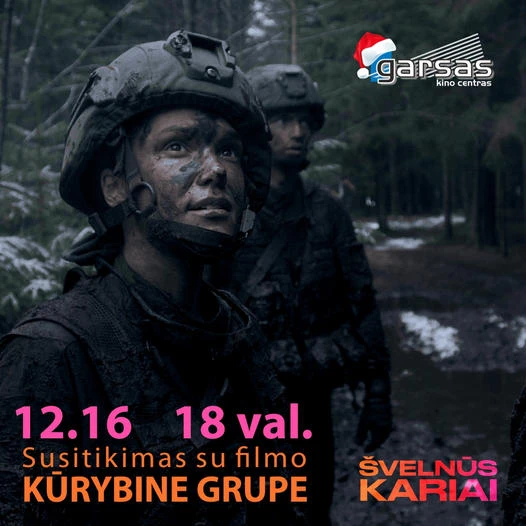 Susitikimas su filmo „Švelnūs kariai“ kūrybine grupe