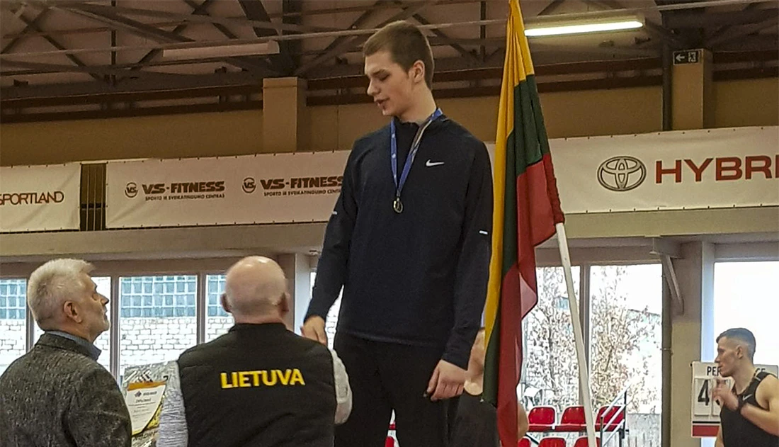 Panevėžio sporto centro lengvaatletis – vienas iš Lietuvos daugiakovių čempionų!