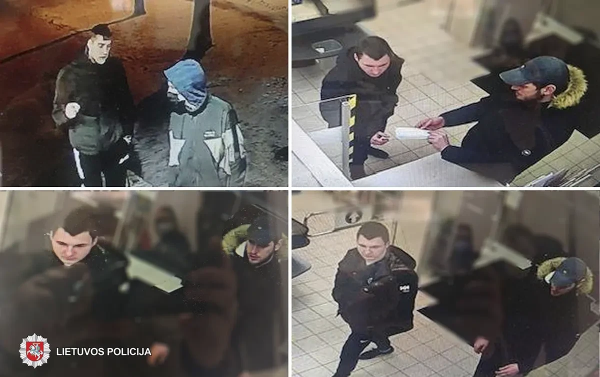 Policija prašo padėti atpažinti asmenis