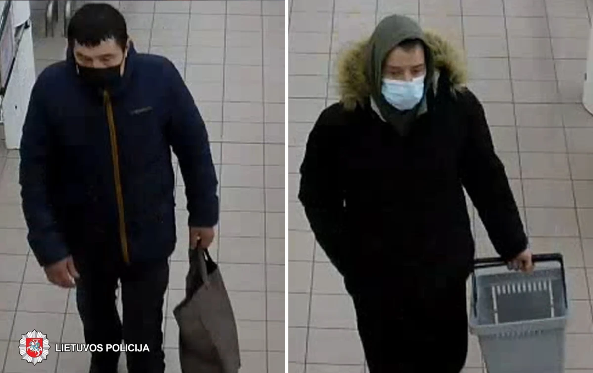 Policija prašo padėti atpažinti asmenis