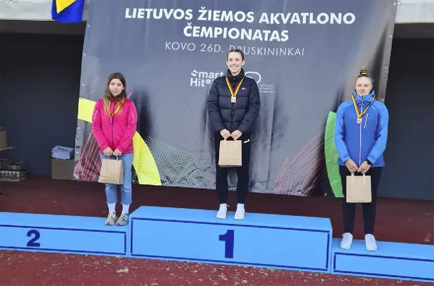 R.Sargūno gimnazijos triatlonininkai sėkmingai pradėjo naująjį sezoną