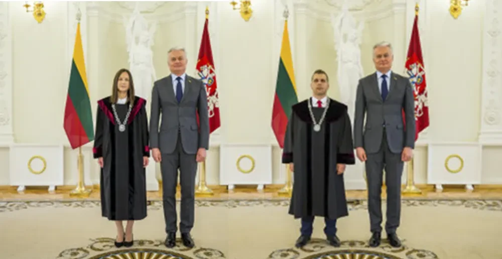 Tarp naujai prisiekusių teisėjų – du buvę Panevėžio apygardos teismo teisėjų padėjėjai