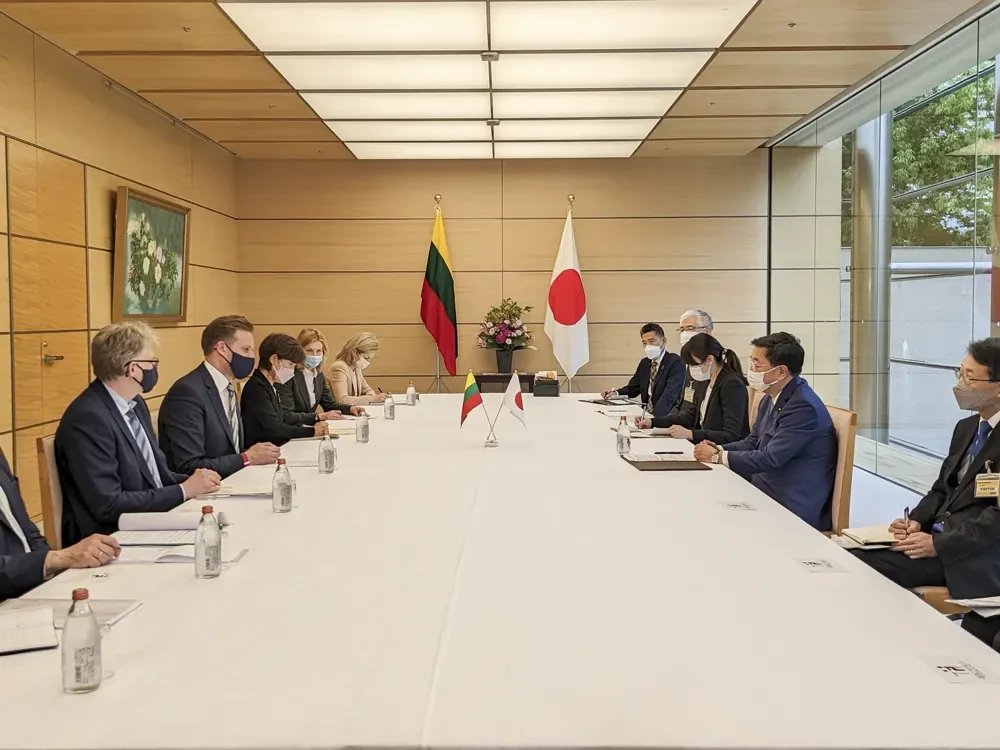 G. Landsbergis: Lietuva ir Japonija verčia naują santykių lapą – dedamas pagrindas strateginės partnerystės susitarimui