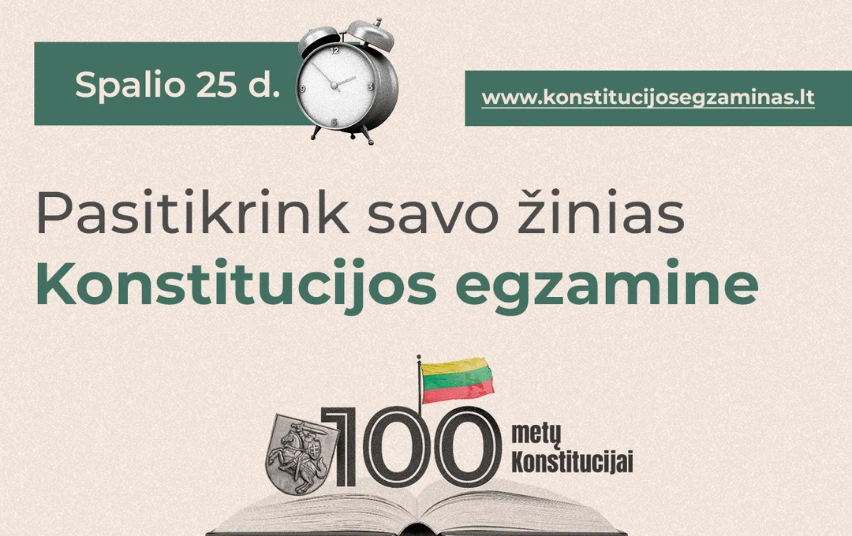 Artėja 16-asis Konstitucijos egzaminas