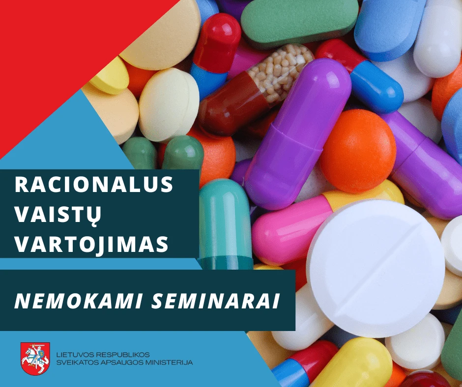 racionalus vaistu vartojimas nemokami seminarai visuomenei 002