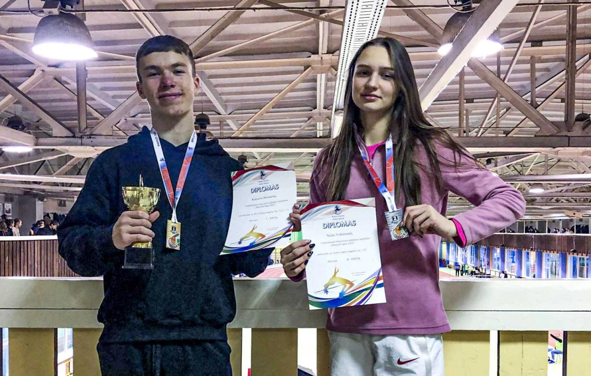 Tarptautinėse lengvosios atletikos varžybose pelnytos prizinės vietos