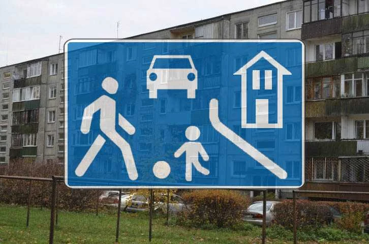 Plės ramaus eismo zonas