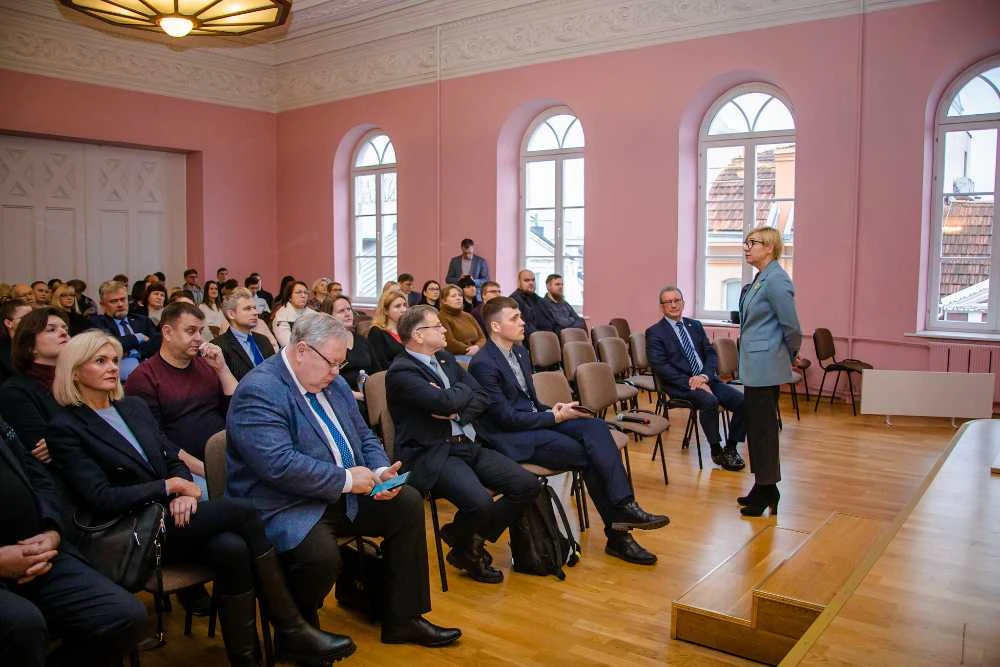Panevėžio kolegijoje lankėsi Švietimo, mokslo ir sporto ministrė