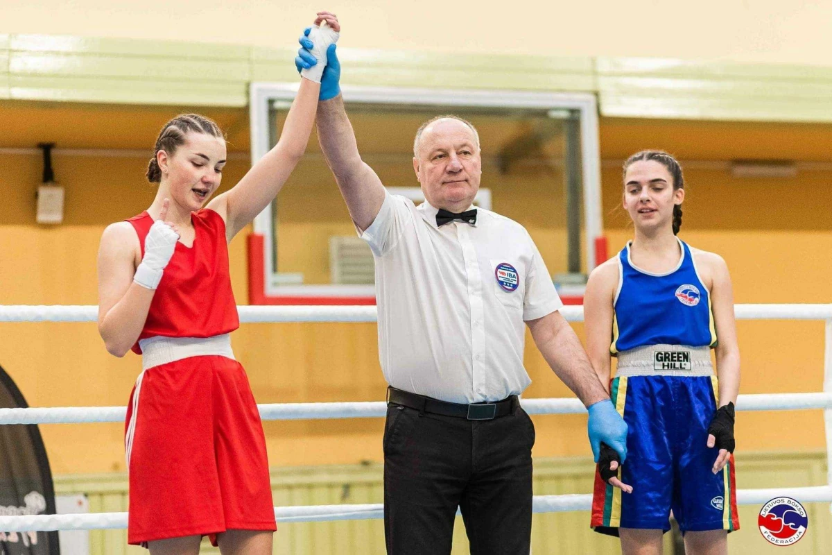 R.Sargūno gimnazijos boksininkė tapo Lietuvos jaunimo bokso čempione