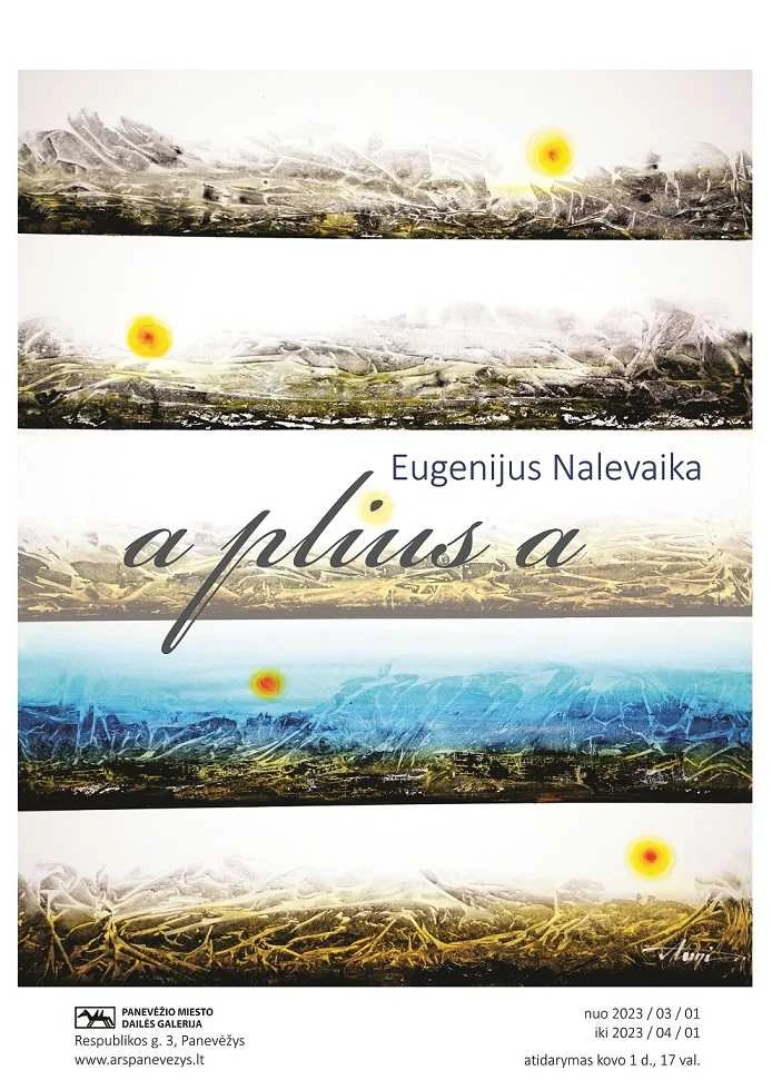 Eugenijaus Nalevaikos paroda plakatas