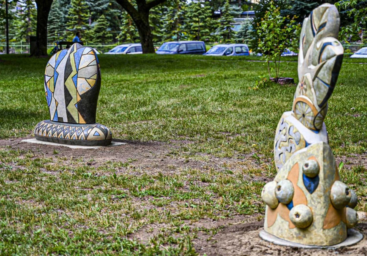 Panevėžio Marijonų sode atidarytas skulptūrų parkas vaikams