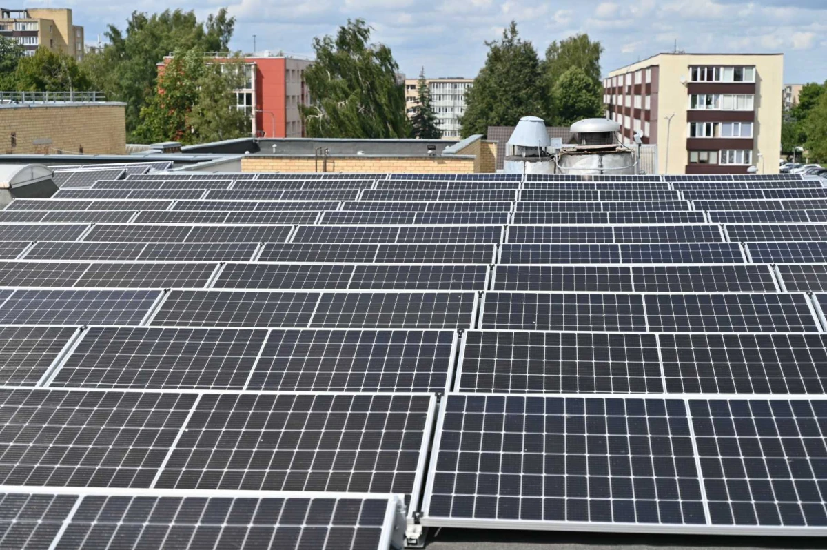 „Žemynos“ progimnazijai energiją gamina saulė