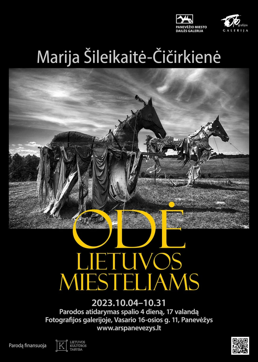 Paroda Ode Lietuvos miesteliams plakatas