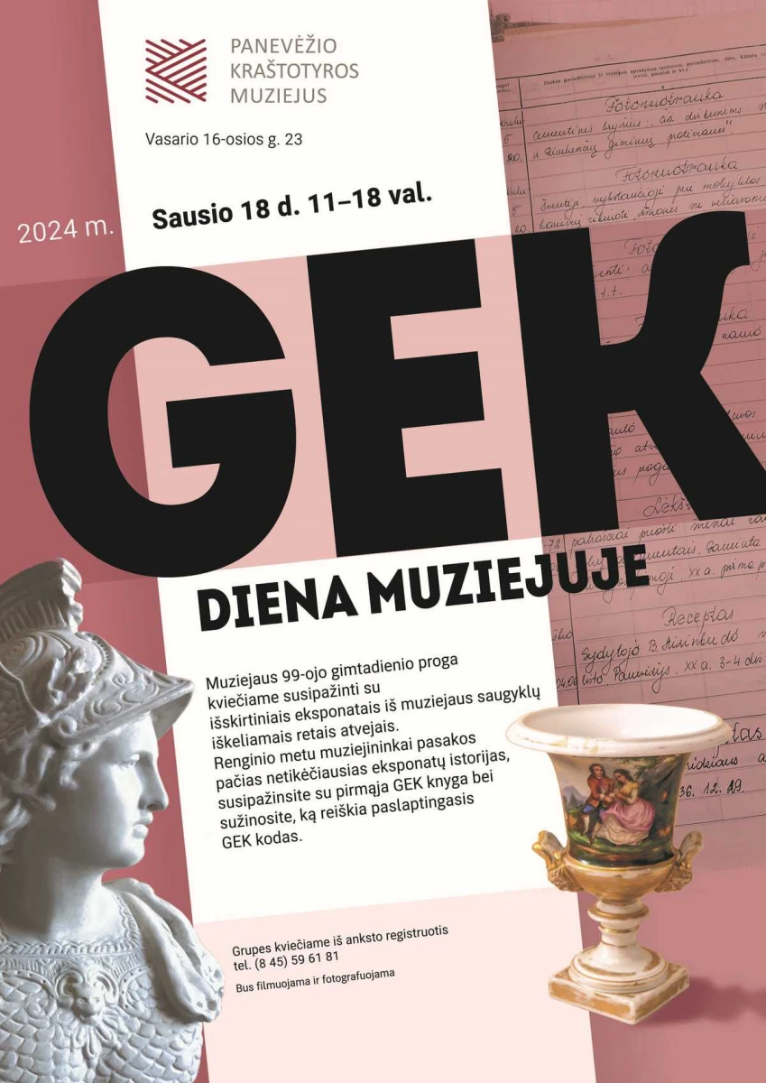 Metai apsisuko ir GEK diena – vėl čia!