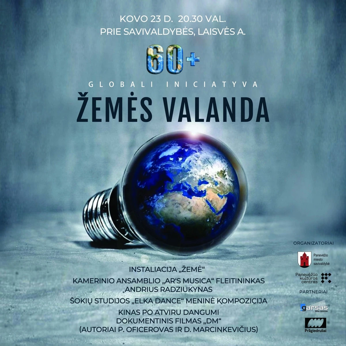 Kviečiame dalyvauti akcijoje „Žemės valanda“