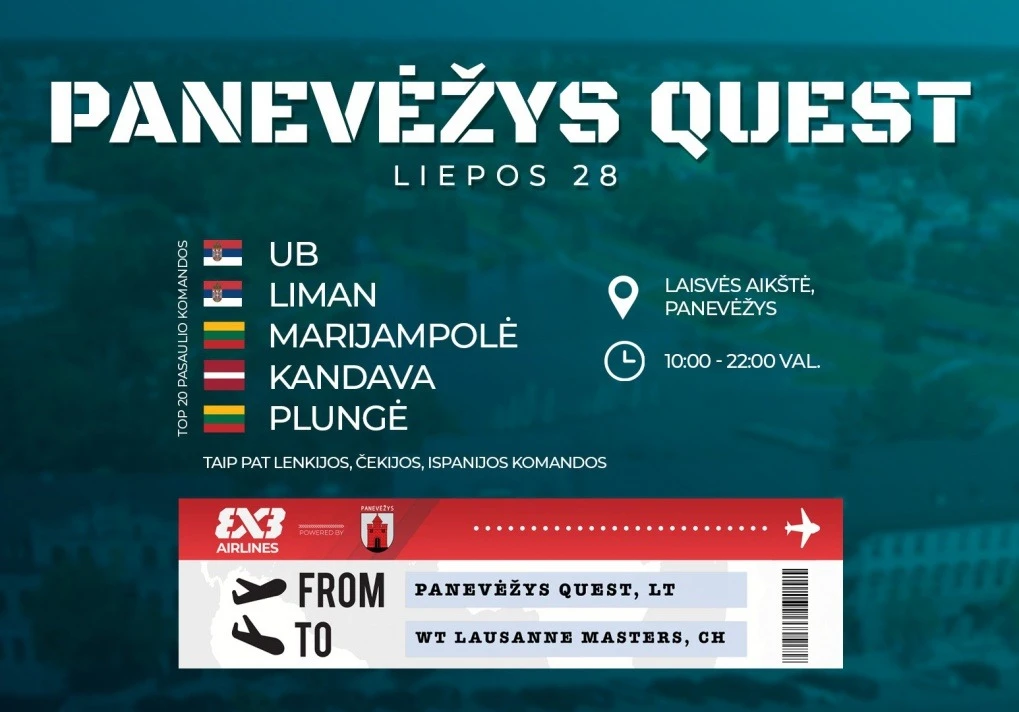 Panevėžyje susikaus trijulių krepšinio rinktinės