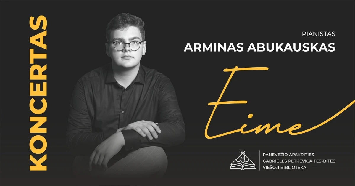 ARMINAS ABUKAUSKAS plakatas 2024 FB
