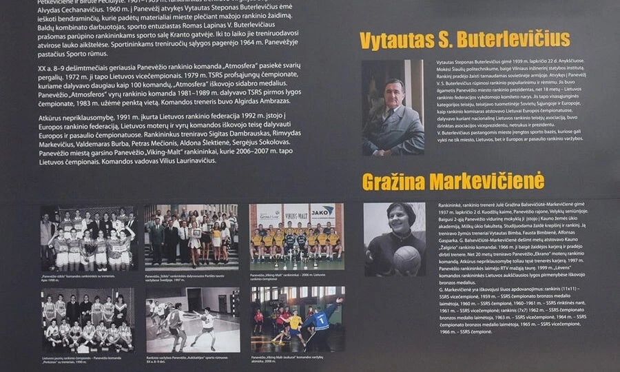 „Kalnapilio“ arenoje - ilgamečio Panevėžio rankinio federacijos prezidento V. S. Buterlevičiaus knygos pristatymas